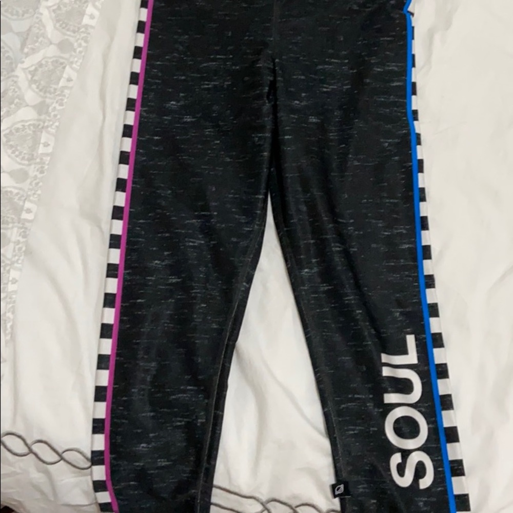 Cropped SoulCycle terez leggings